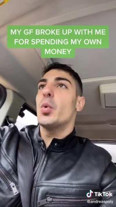 So now I can't spend my own money?!