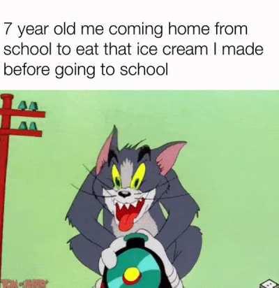 Gotta hurry before someone eats that up