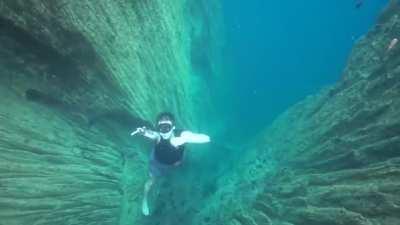 Letting yourself sink into the depths