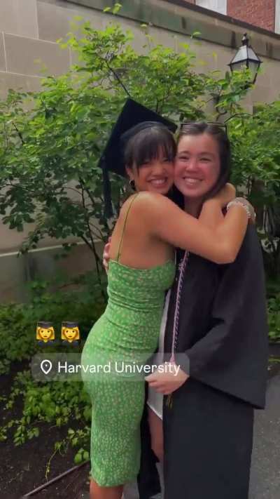 Peyton at her sister's graduation