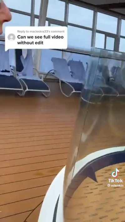 He inhaled some water going down that slide and waterboarded himself