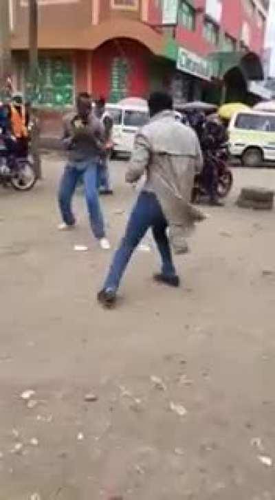 A clean fight without unnecessary yelling or grabbing