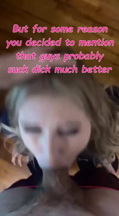 The bet was only about dressing as a girl...