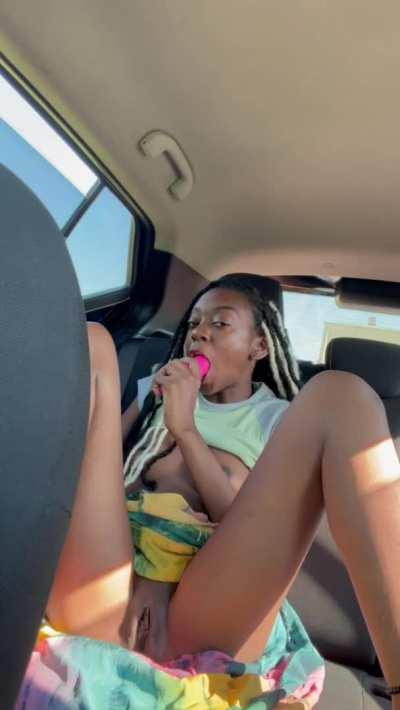 i love being in the backseat