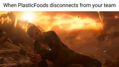 When PlasticFoods must leave to go where he is needed the most