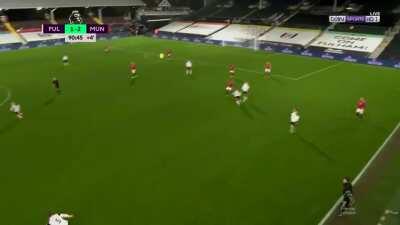 Pogba's pass vs Fullham