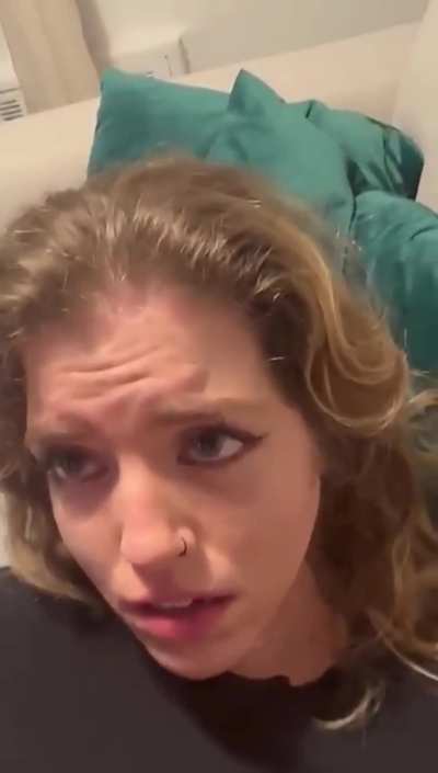 Holy fuck her face says it all! She NEEDs it!