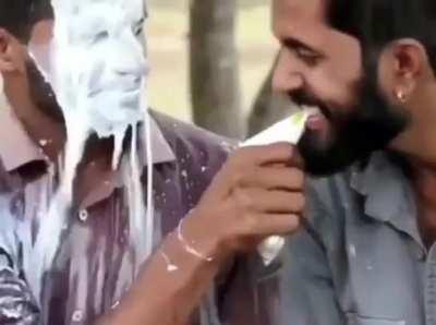 An eye for an eye makes the whole world blind (or just this guy)