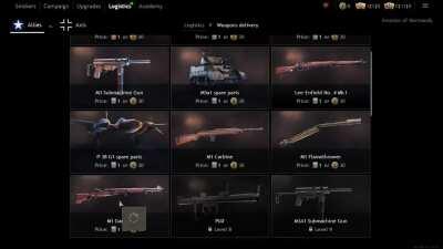 POV: You just reached level 7 of the Allies Normandy Campaign.