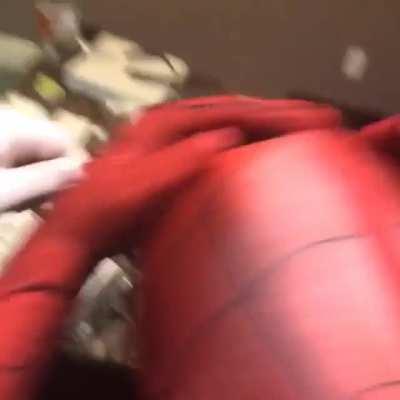 This Spiderman character seems too real