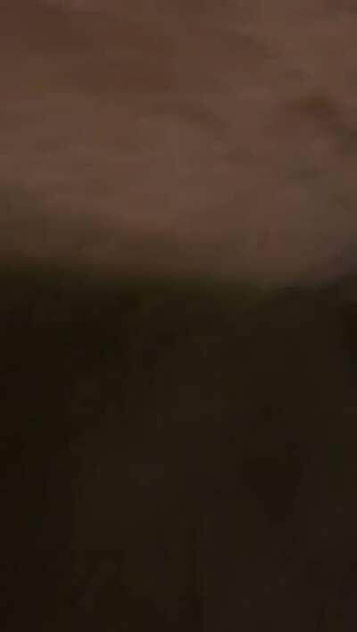 Dude is not happy with the fireworks and turns it upsidedown when its already on fire