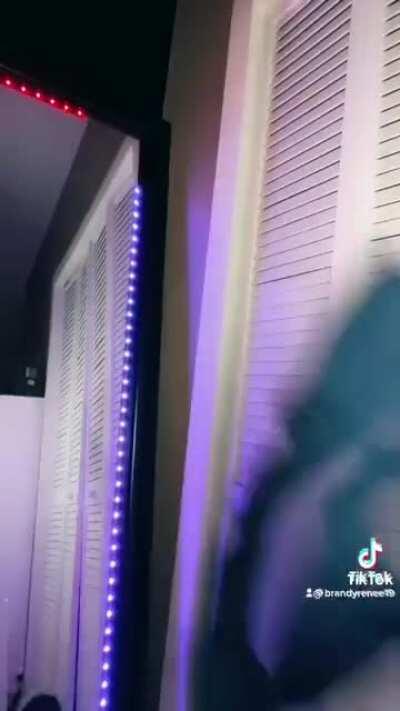 Taking her “clothes” off