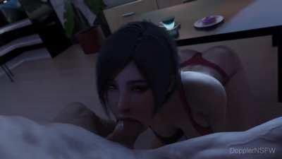 Ada sucking dick (DopplerNSFW) [Resident Evil]