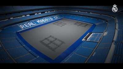 Sistema de troca de gramados do novo Santiago Bernabeu