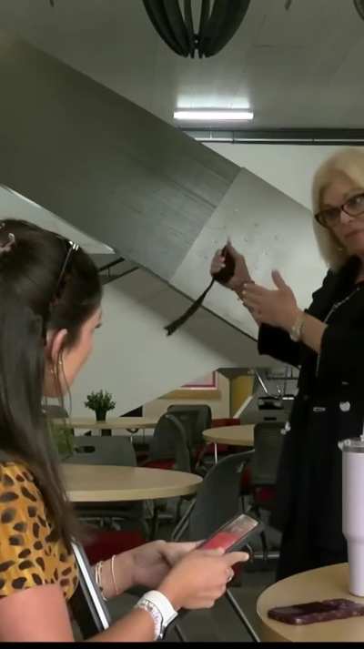 Karen Threatens to Call Police on Reporter at Public Meeting