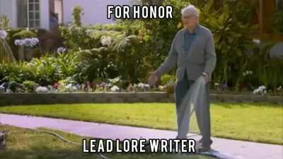 For Honor Lead Lore Writer