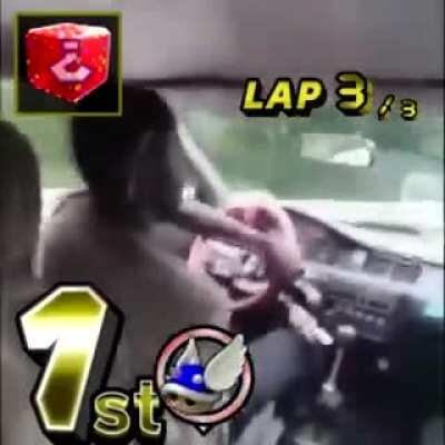 (OC) How it feels to get hit with a blue shell in mario kart wii