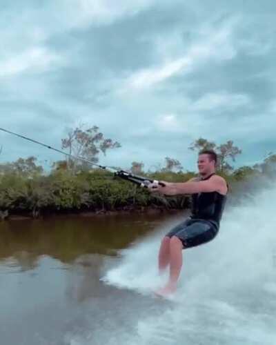 Probably felt like hitting concrete