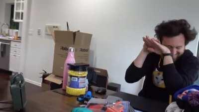 Claymore Roomba is a goldmine for screams like this