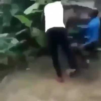 Nah that nigga gotta be in a coma from that😂