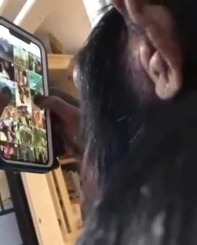 Scrolling through Insta