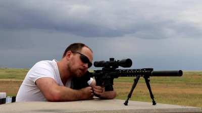 Subsonic 300BLK at 325 yards. Haaaaang time.