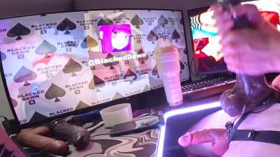 It just feels right purposely gaping my plastic beta gf with an 11inch BBC dildo 😌😋