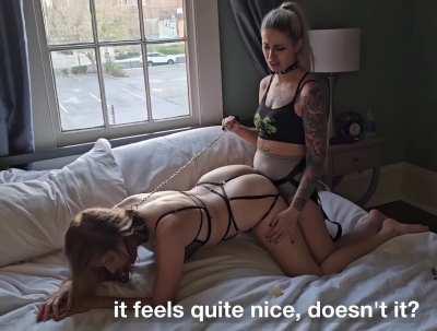 I know my way around a strap so my friends always come to me when they want real pleasure