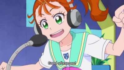 Manatsu's already got this radio thing down