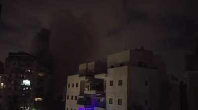Footage Captures Direct Hit in Ramat Gan 14/6/2025