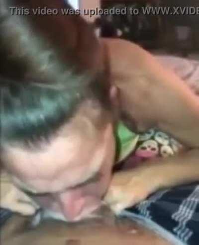 Deepthroat when he's about to cum