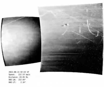 NASA releases footage of Parker Solar Probe flying through the sun's corona and 1 million+ degree solar plasma