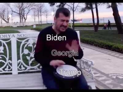 Bang bang bang Biden has won