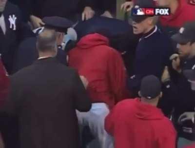 HOFer Pedro Martinez giving Don Zimmer the business