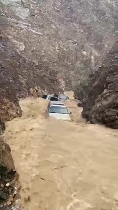 When you think your car is powerful enough to pass the torrent