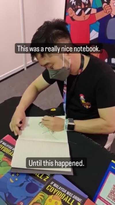 She just wanted an autograph