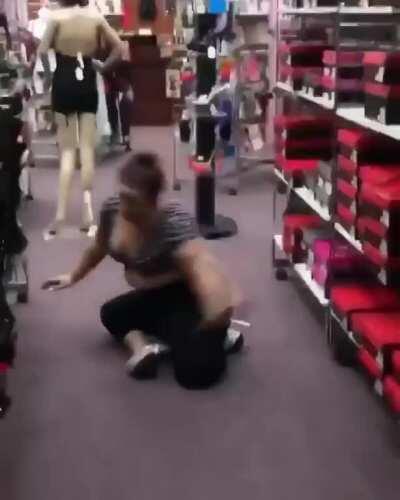 Guess what they broke when walking around