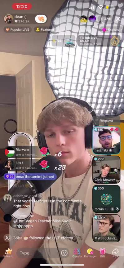 Hasan is speaking about the nuke on tik tok live right now