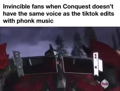 Invincible fans when old guy sounds old