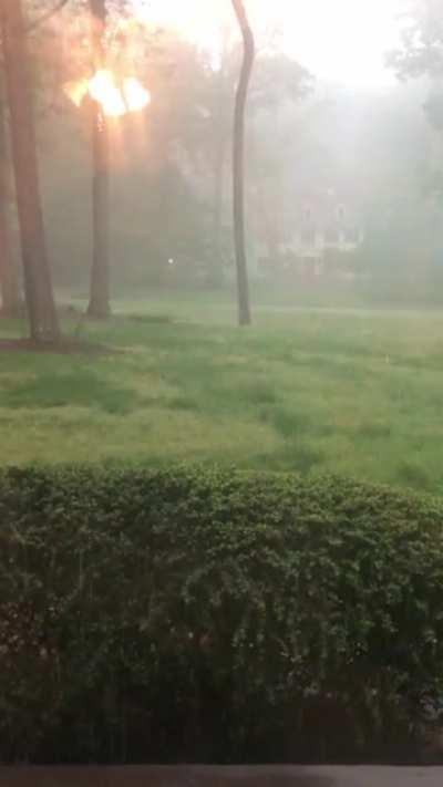 The summer storms have begun