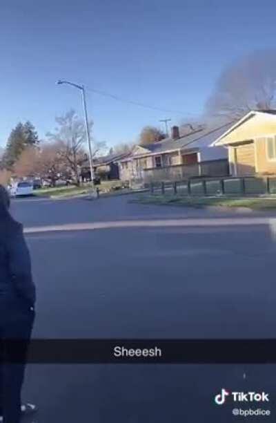 She was ready to swing