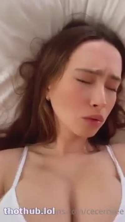 Cece shaking those tits and moaning!