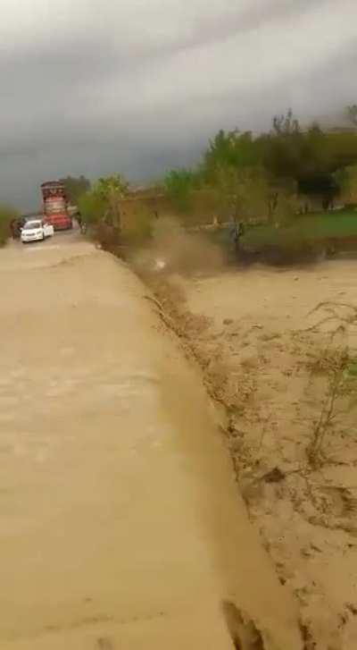 Tis but a small stream, watch me cross it!