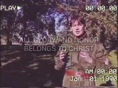 All glory and honor belongs to Christ