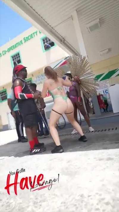 When UberSoca Cruise landed in St. Lucia (@miss_tk_zurich)