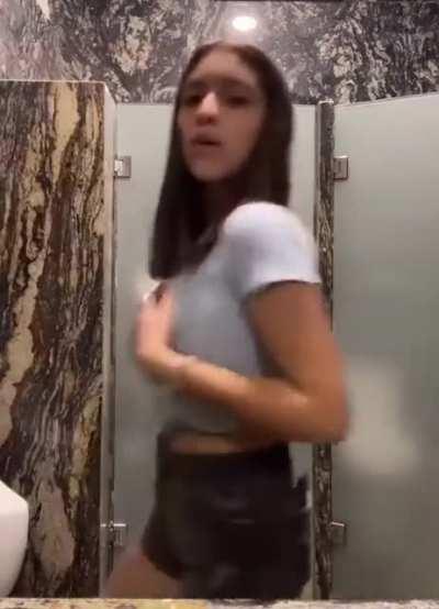 Why are they in the same bathroom?