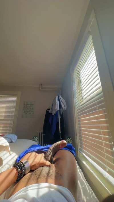 Why aren't you here helping with my morning wood