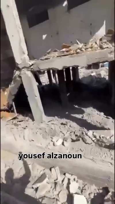 Apocalyptic scenes following a deadly Israeli airstrike today on the Sheikh Radwan Police Center in Gaza City. The casualty count currently sits at 28, including many police officers and prisoners. (Warning graphic content)