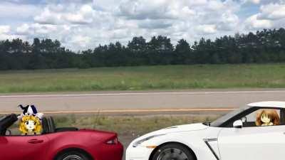 When you're going the speed limit