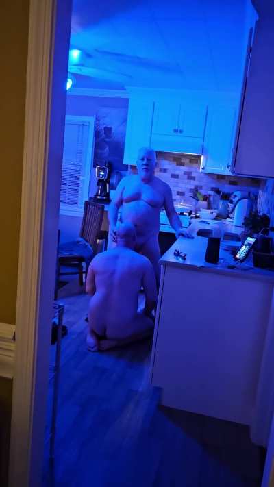 We invited a friend over for dinner